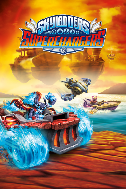 Skylanders: SuperChargers box art for Xbox 360